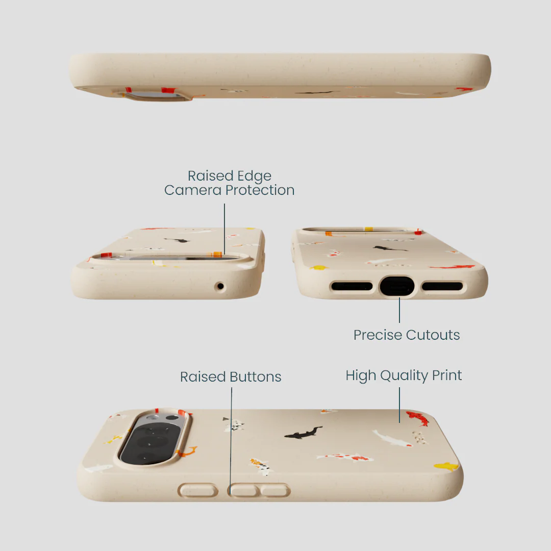 Seashell Lil Koi Google Pixel 10/10 Pro Case - Image 3