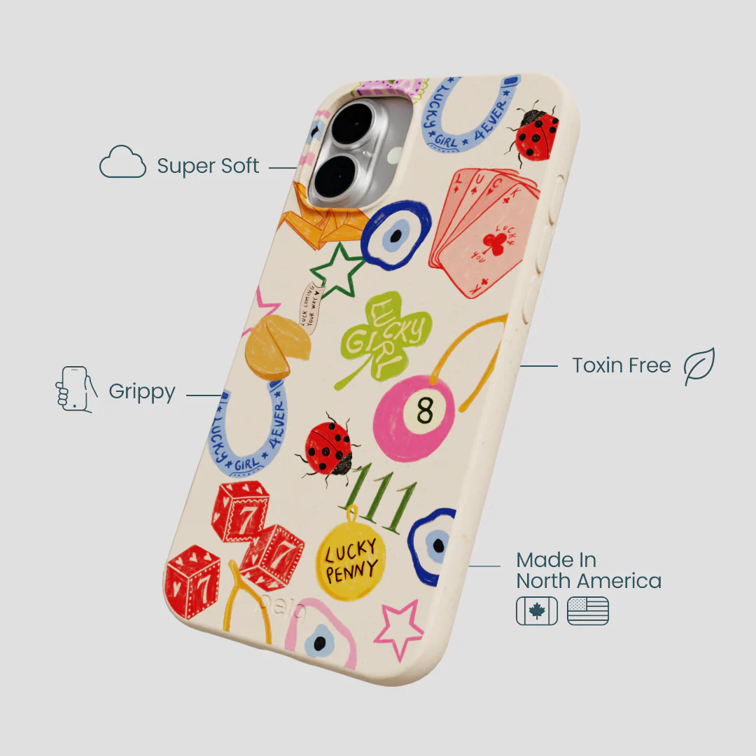 Seashell Lucky Me iPhone 16 Plus Case - Image 4