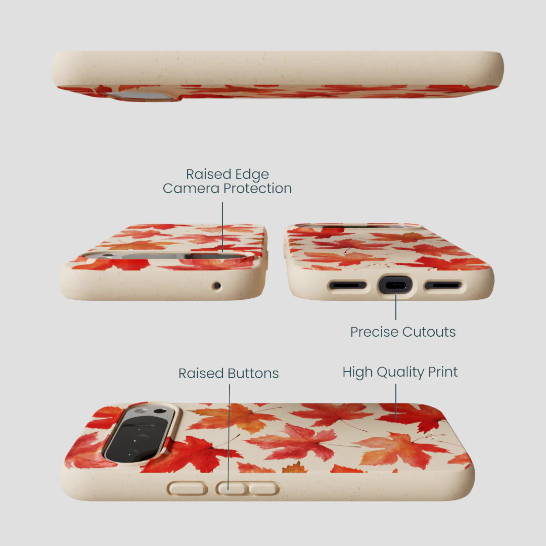 Seashell Maple Leaf Google Pixel 10 Pro XL Case - Image 3