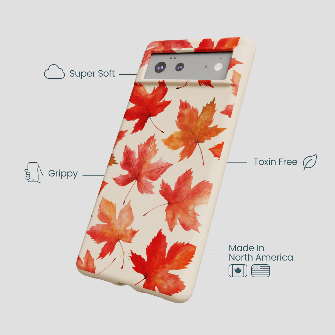 Seashell Maple Leaf Google Pixel 6 Case - Image 4