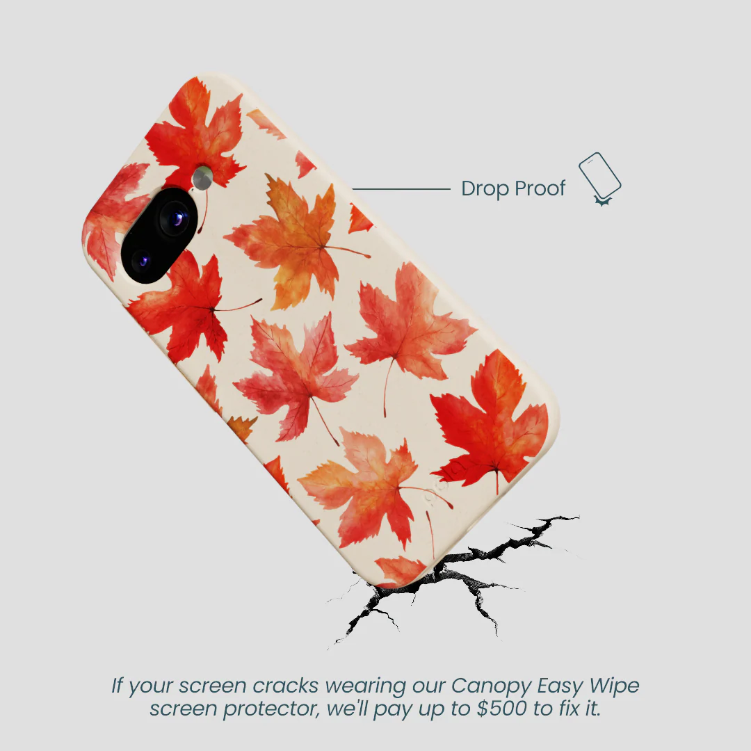 Seashell Maple Leaf Google Pixel 9a Case - Image 5