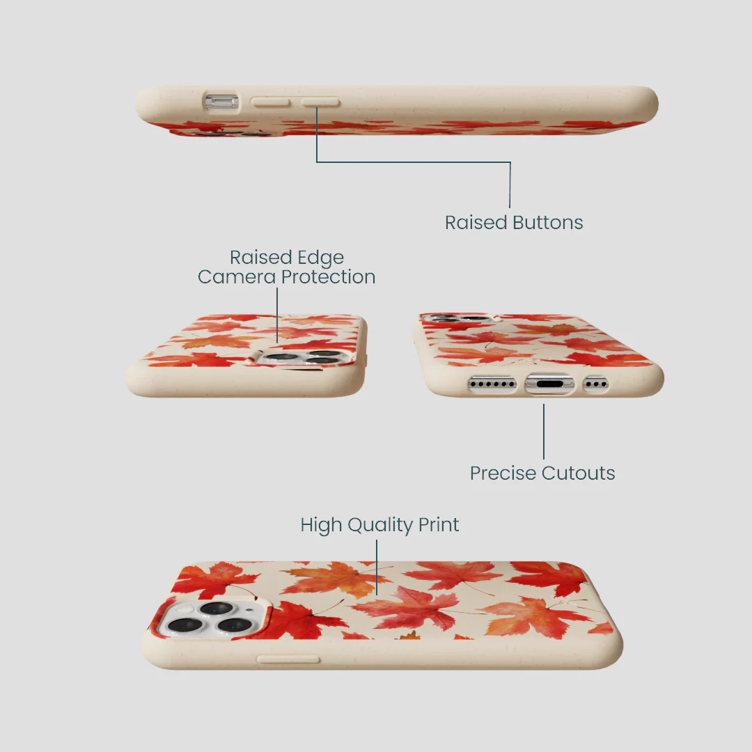 Seashell Maple Leaf iPhone 11 Pro Case - Image 3