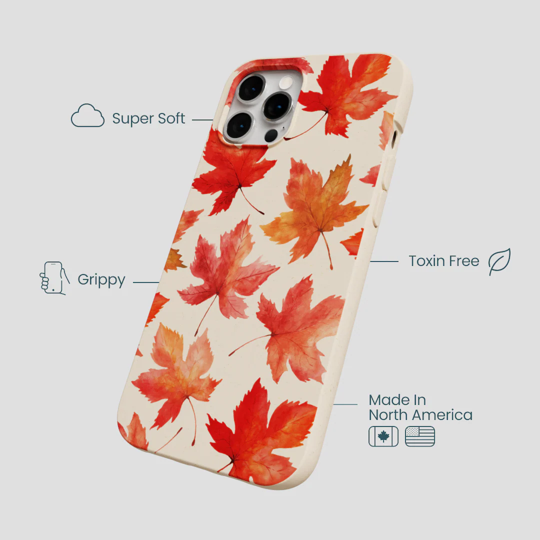 Seashell Maple Leaf iPhone 12 Pro Max Case - Image 4