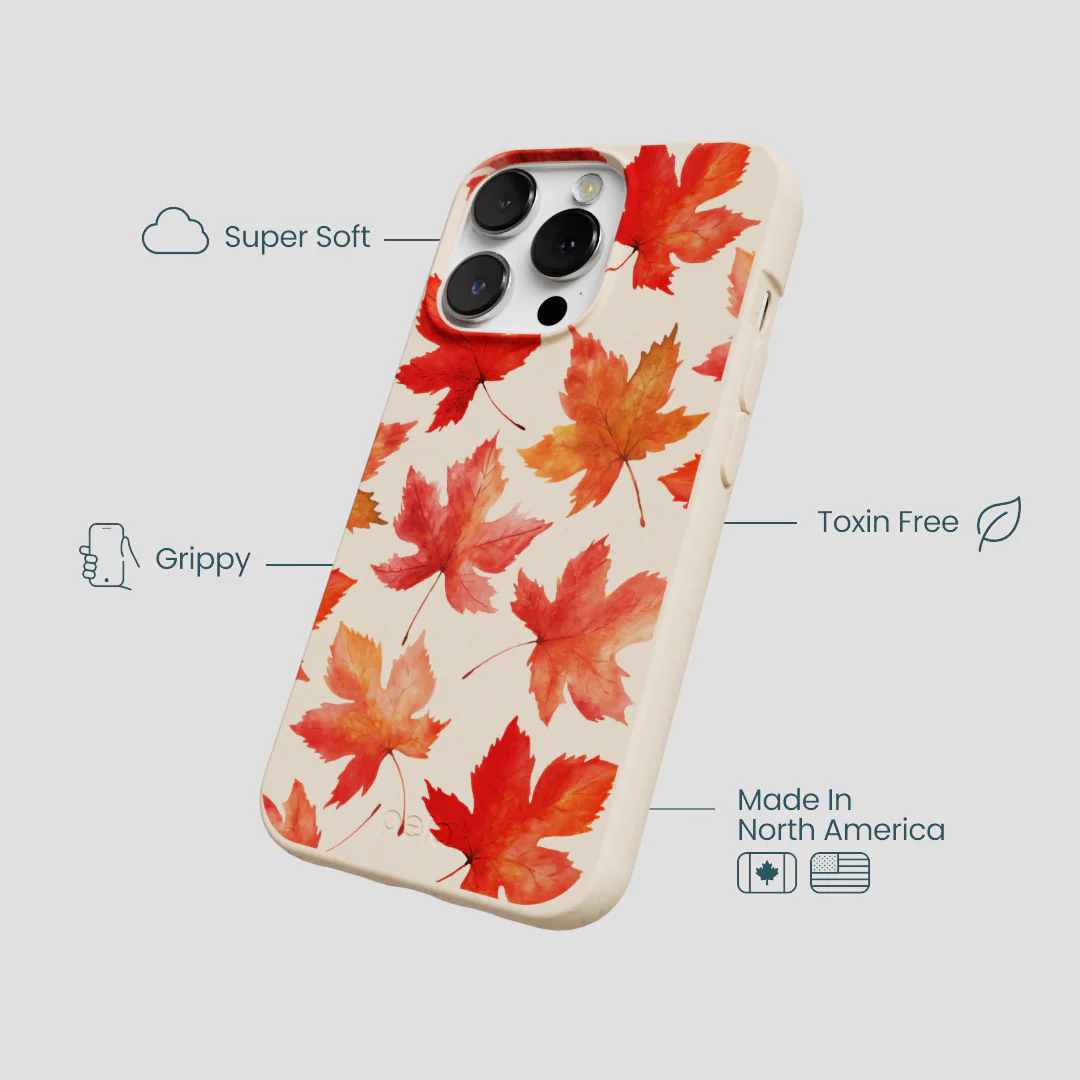Seashell Maple Leaf iPhone 13 Pro Case - Image 4