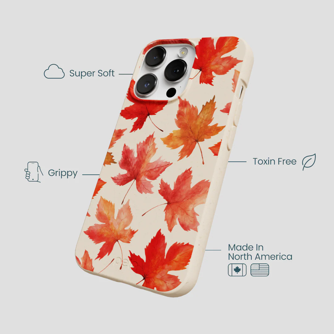 Seashell Maple Leaf iPhone 13 Pro Max Case - Image 4
