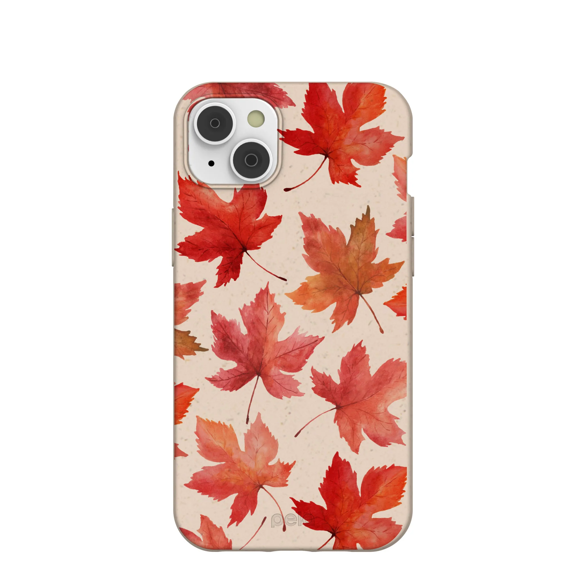 Seashell Maple Leaf iPhone 14 Plus Case