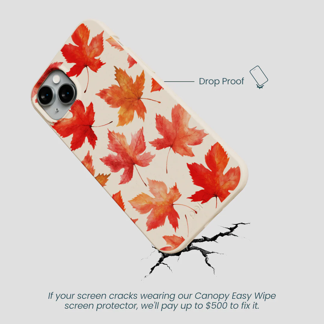 Seashell Maple Leaf iPhone 14 Plus Case - Image 5