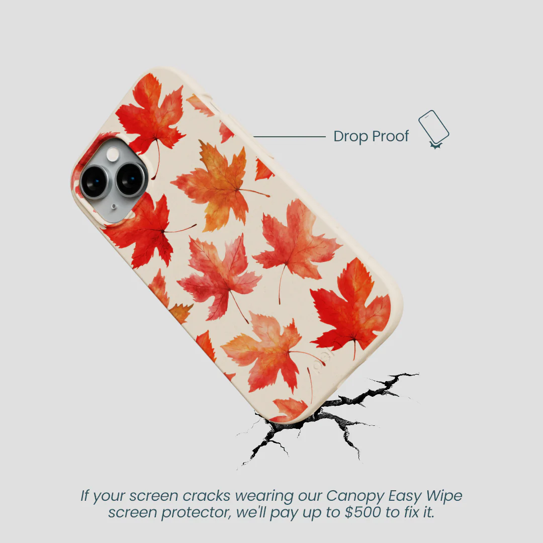 Seashell Maple Leaf iPhone 15 Case - Image 5