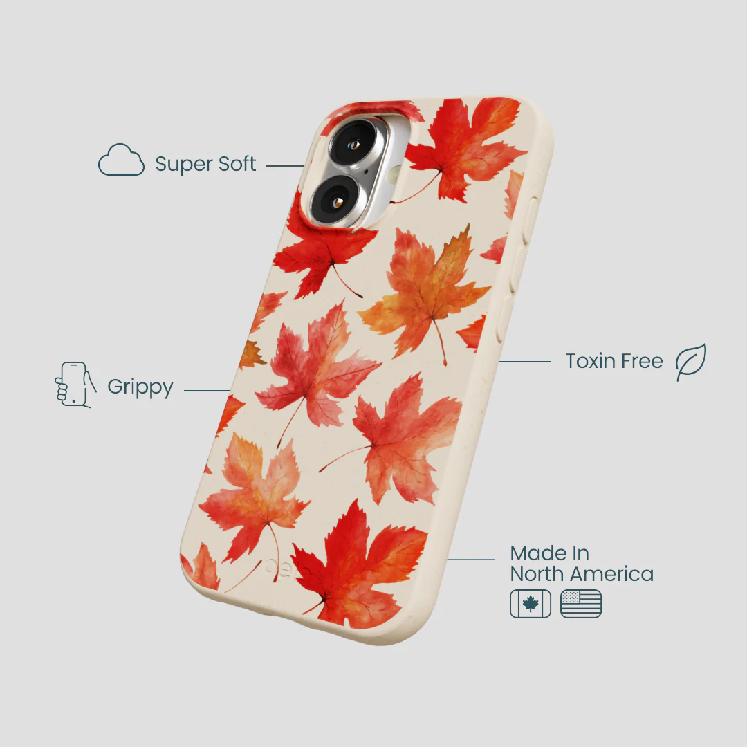 Seashell Maple Leaf iPhone 16 Case - Image 4