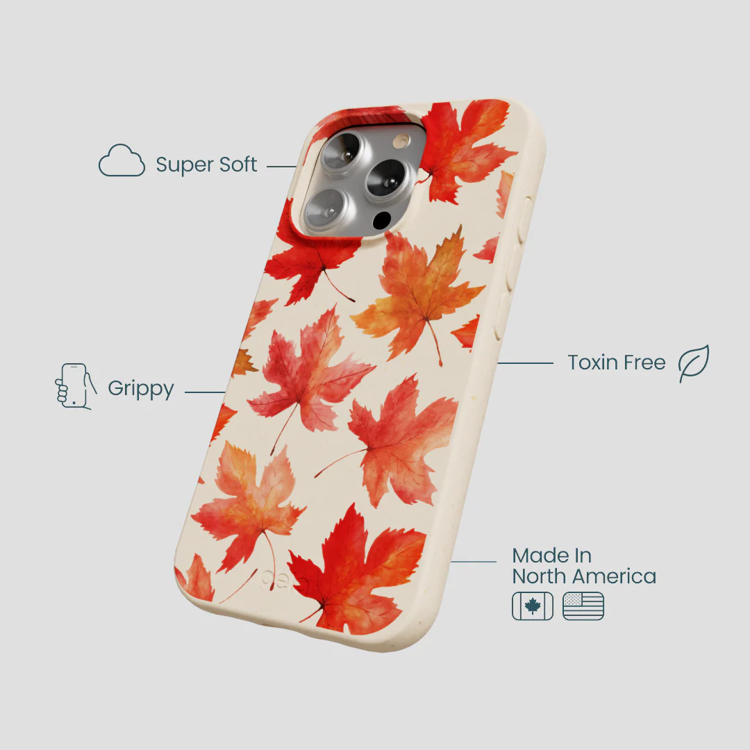 Seashell Maple Leaf iPhone 16 Pro Case - Image 4