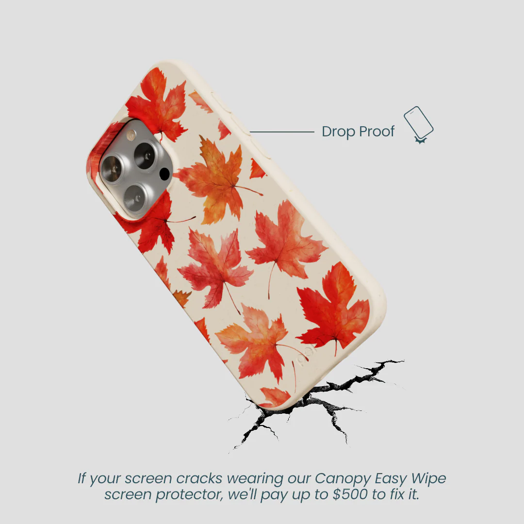 Seashell Maple Leaf iPhone 16 Pro Case - Image 5