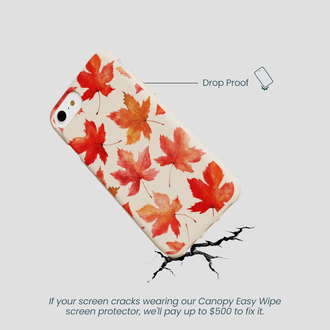 Seashell Maple Leaf iPhone 6/6s/7/8/SE Case - Image 5
