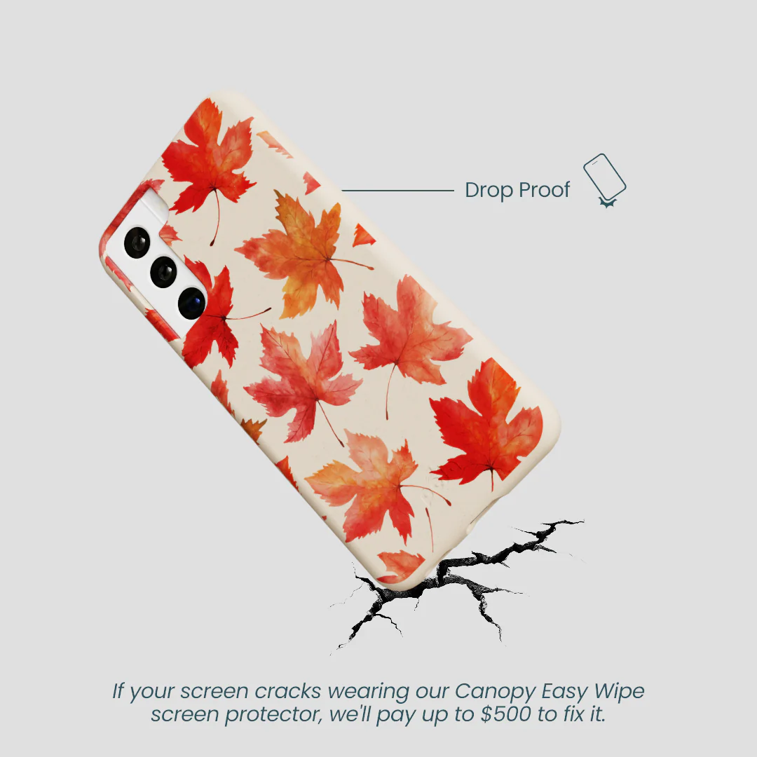 Seashell Maple Leaf Samsung Galaxy S21 Case - Image 5