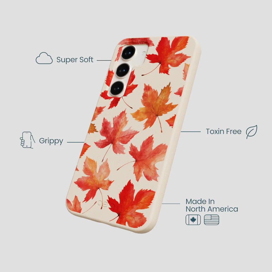 Seashell Maple Leaf Samsung Galaxy S23 Case - Image 4