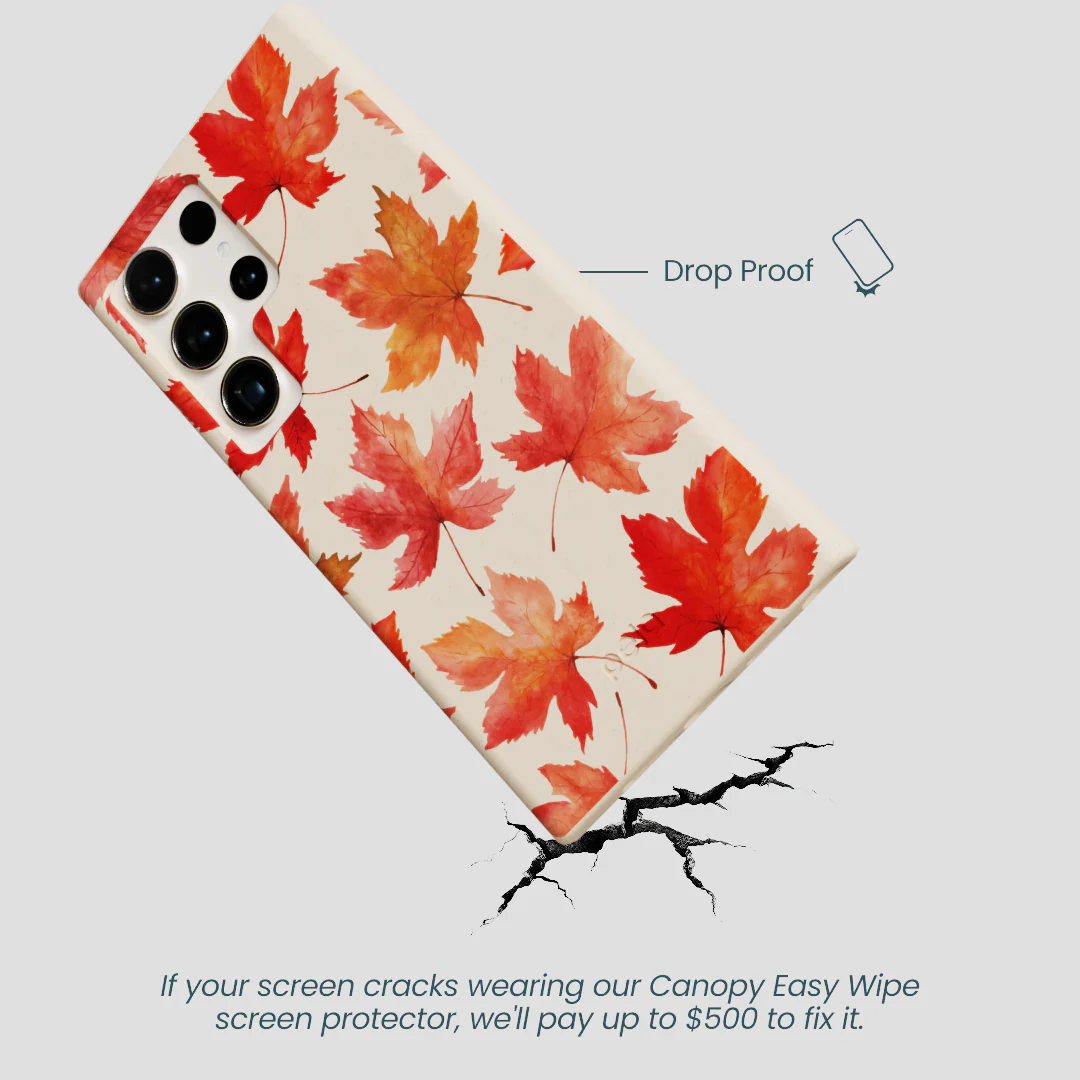 Seashell Maple Leaf Samsung Galaxy S24 Ultra Case - Image 5