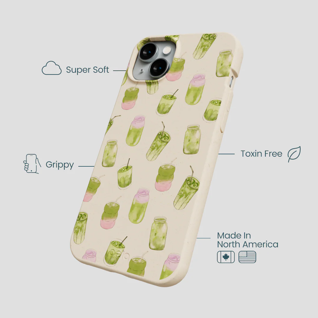 Seashell Matcha Love iPhone 14 Plus Case - Image 4