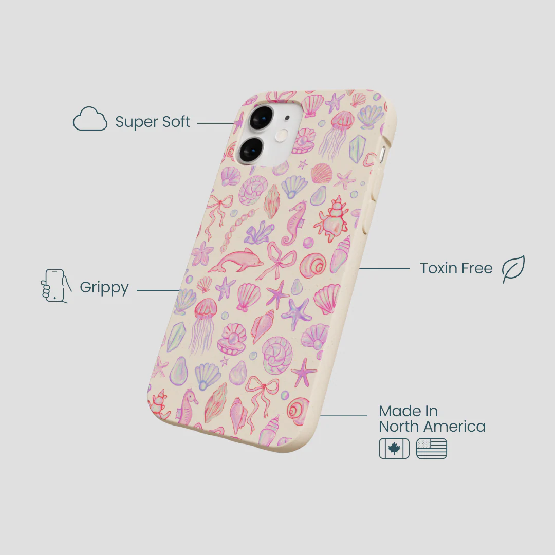 Seashell Mermaid Dreams iPhone 12 Mini Case - Image 4