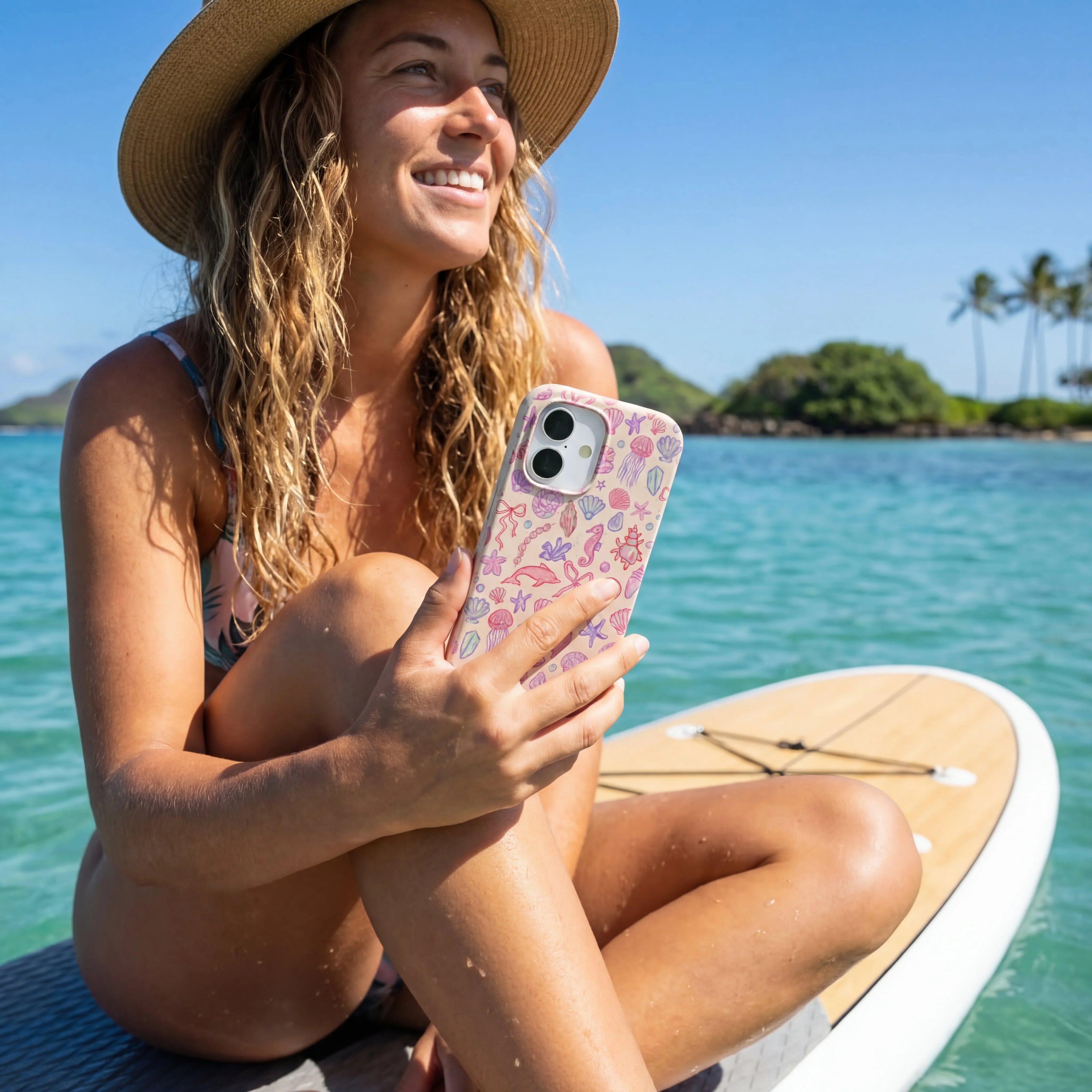 Seashell Mermaid Dreams iPhone 14 Plus Case - Image 2