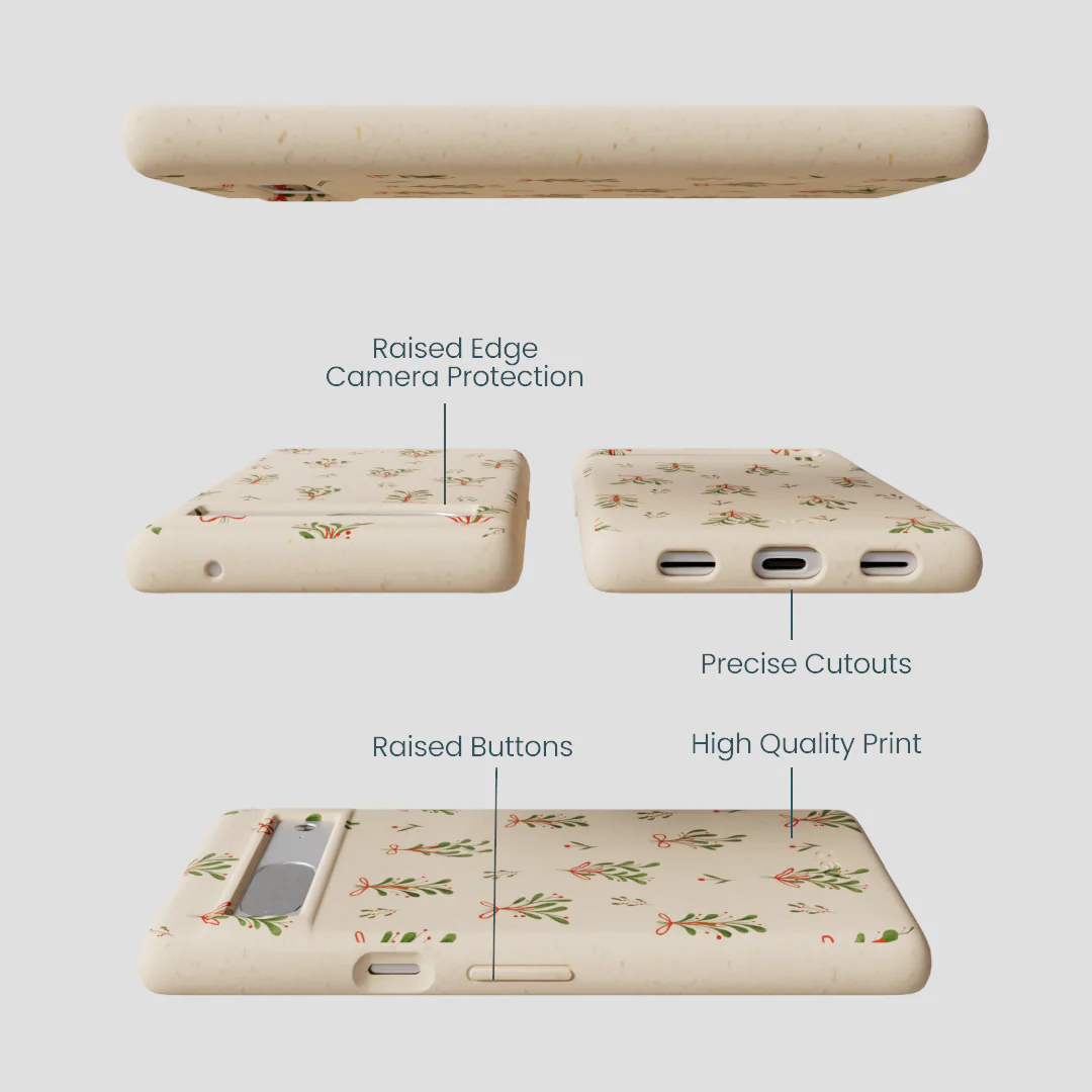 Seashell Merry Mistletoe Google Pixel 7 Case - Image 3