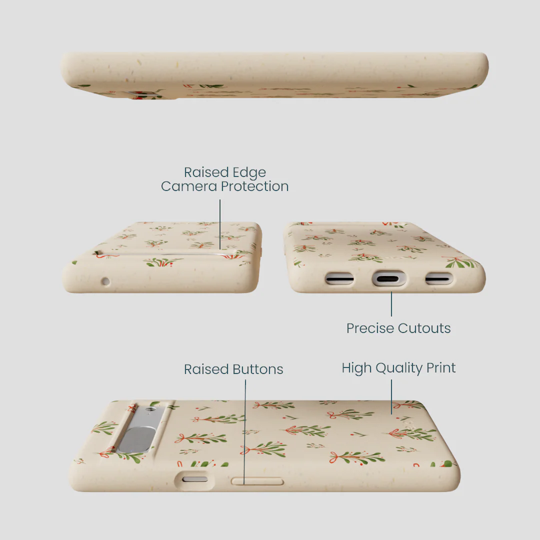 Seashell Merry Mistletoe Google Pixel 7a Case - Image 3