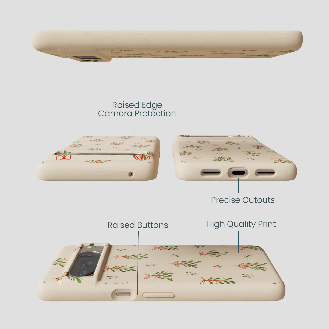 Seashell Merry Mistletoe Google Pixel 8 Pro Case - Image 3