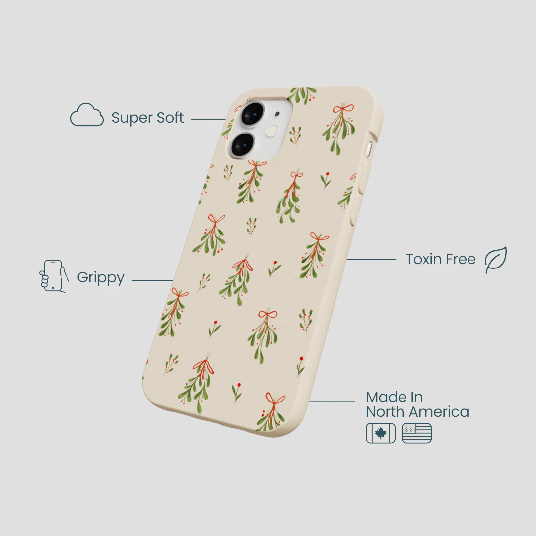 Seashell Merry Mistletoe iPhone 12 Mini Case - Image 4