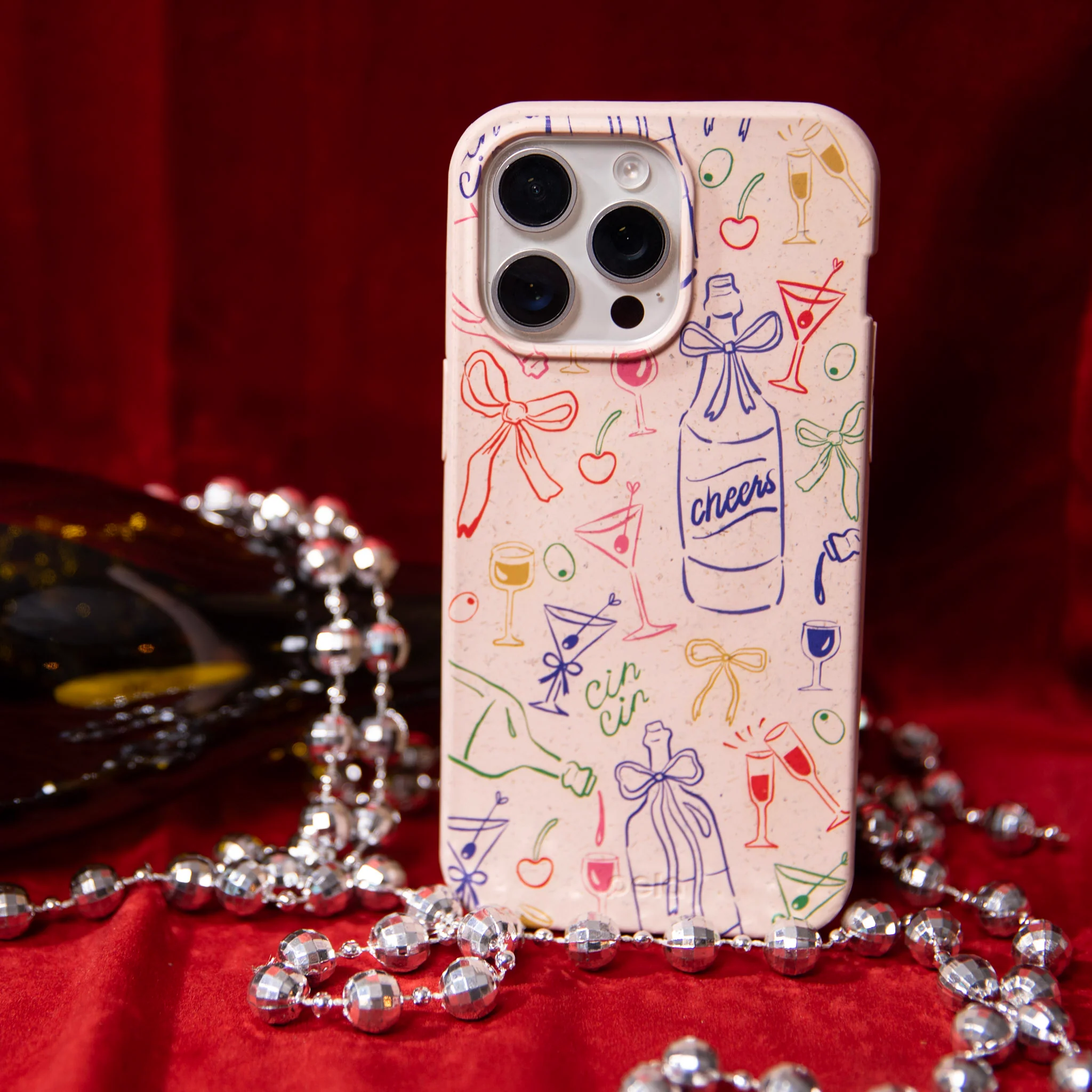Seashell Midnight Toast iPhone Air Case - Image 2
