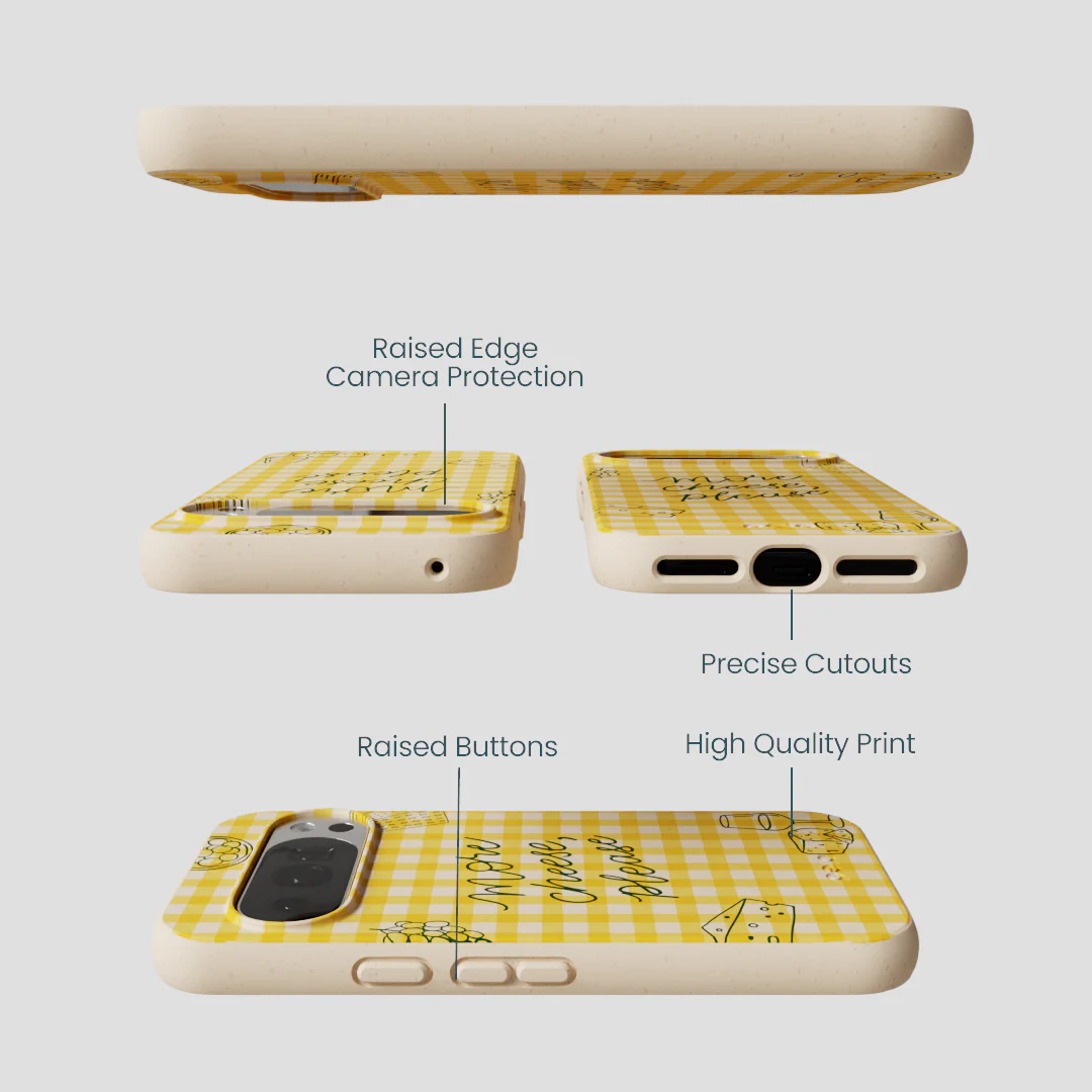 Seashell More Cheese Google Pixel 10/10 Pro Case - Image 3