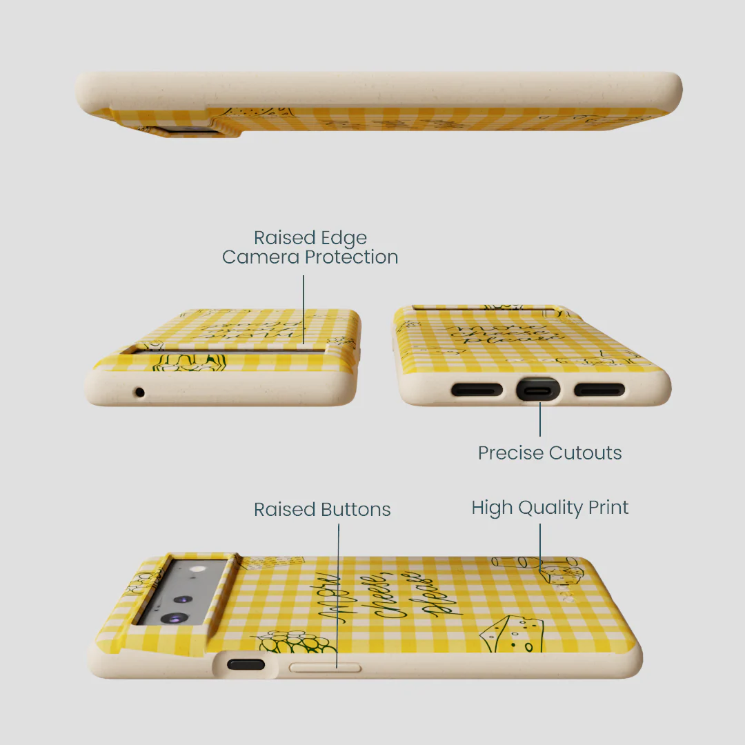 Seashell More Cheese Google Pixel 6a Case - Image 3