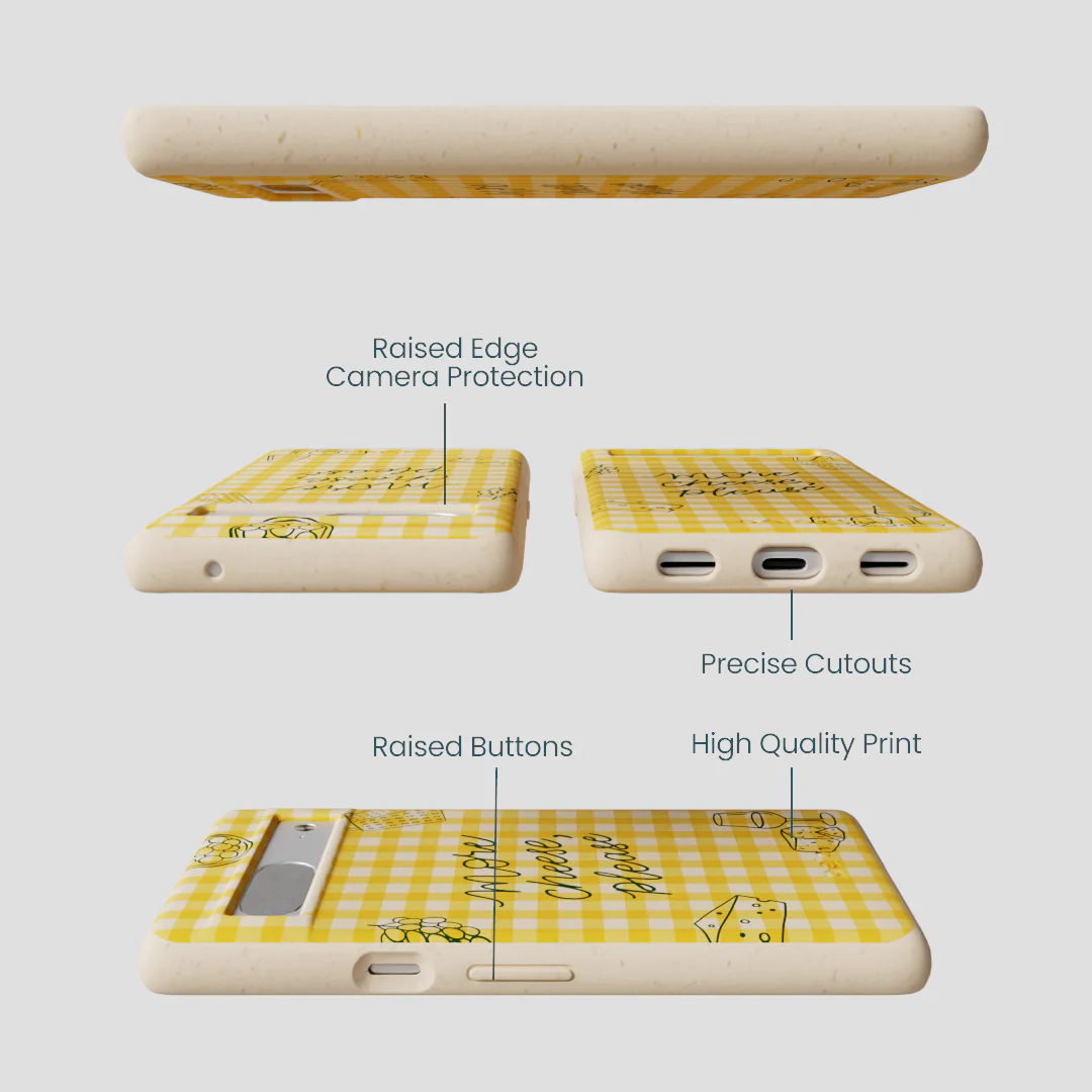 Seashell More Cheese Google Pixel 7 Case - Image 3