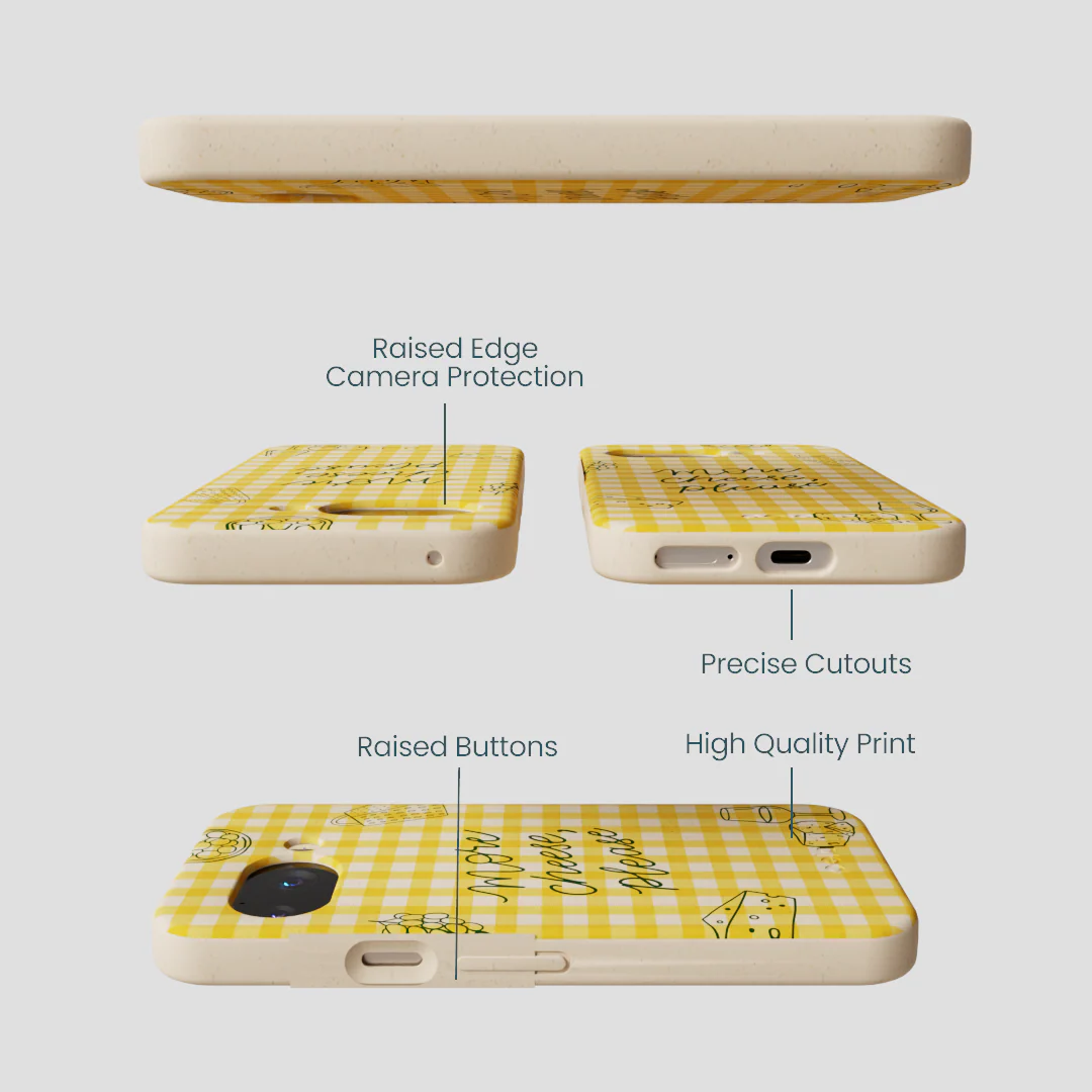 Seashell More Cheese Google Pixel 9a Case - Image 3