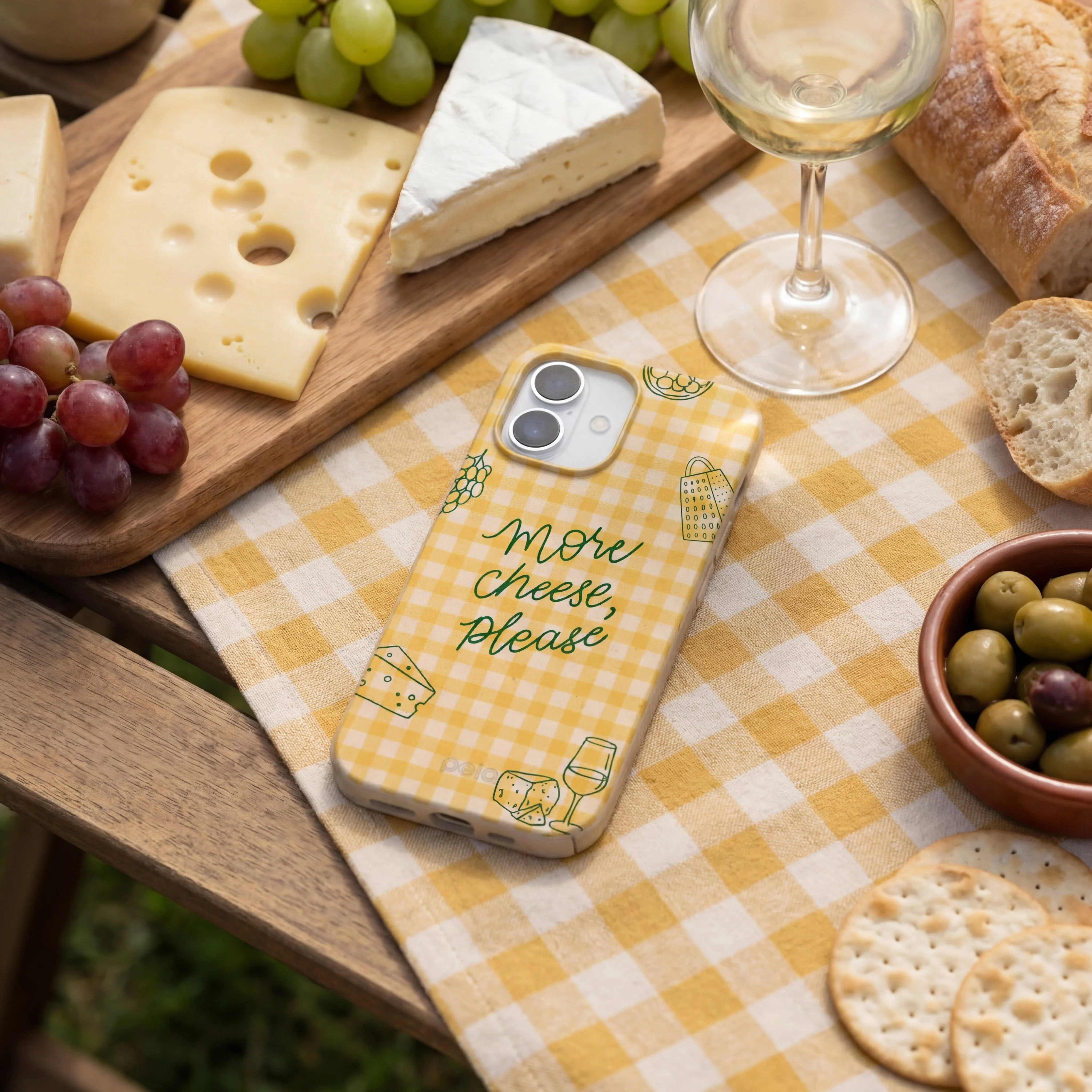 Seashell More Cheese iPhone 13 Mini Case - Image 2