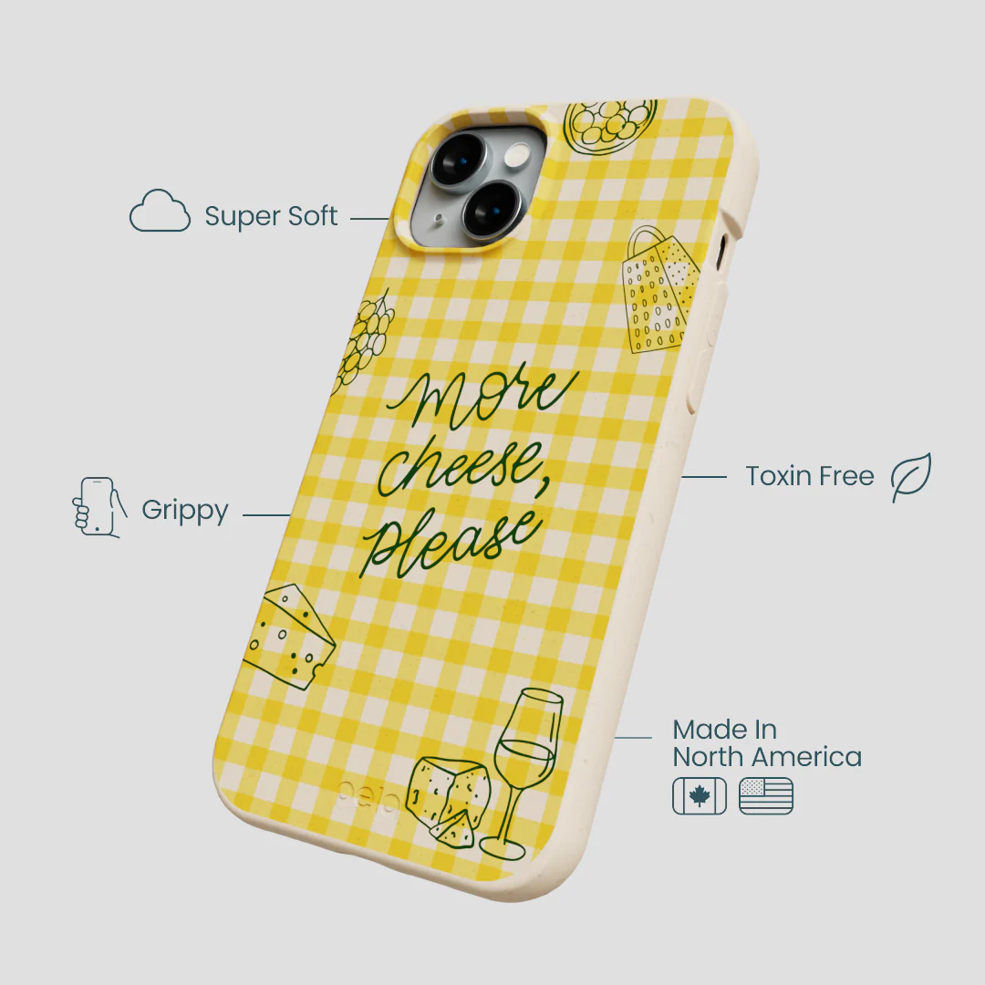 Seashell More Cheese iPhone 15 Plus Case - Image 4