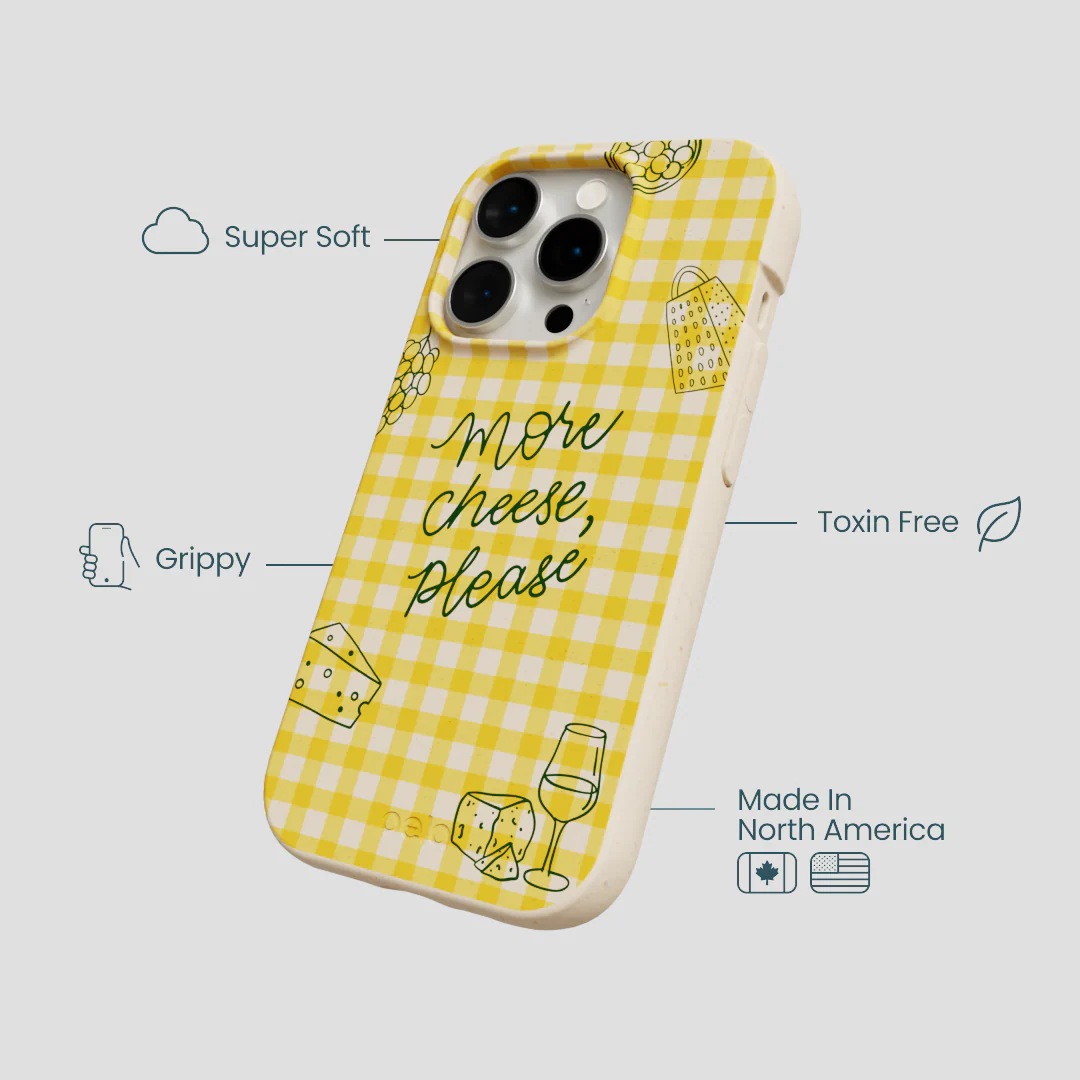 Seashell More Cheese iPhone 15 Pro Case - Image 4