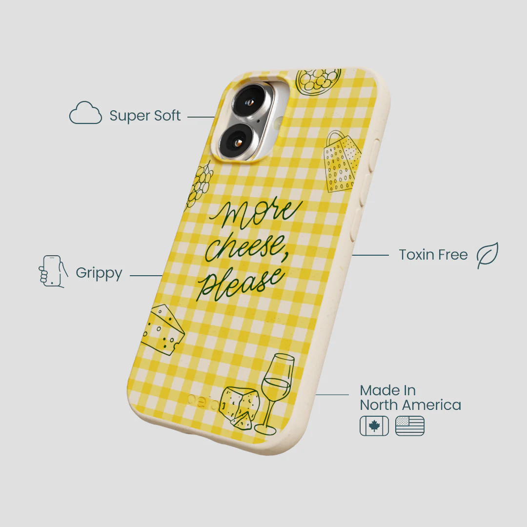 Seashell More Cheese iPhone 16 Case - Image 4