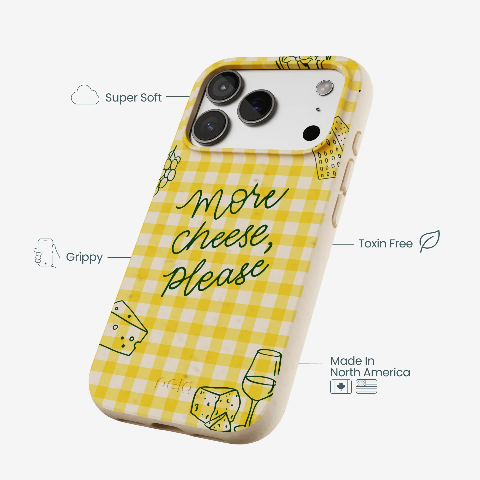 Seashell More Cheese iPhone 17 Pro Case - Image 4