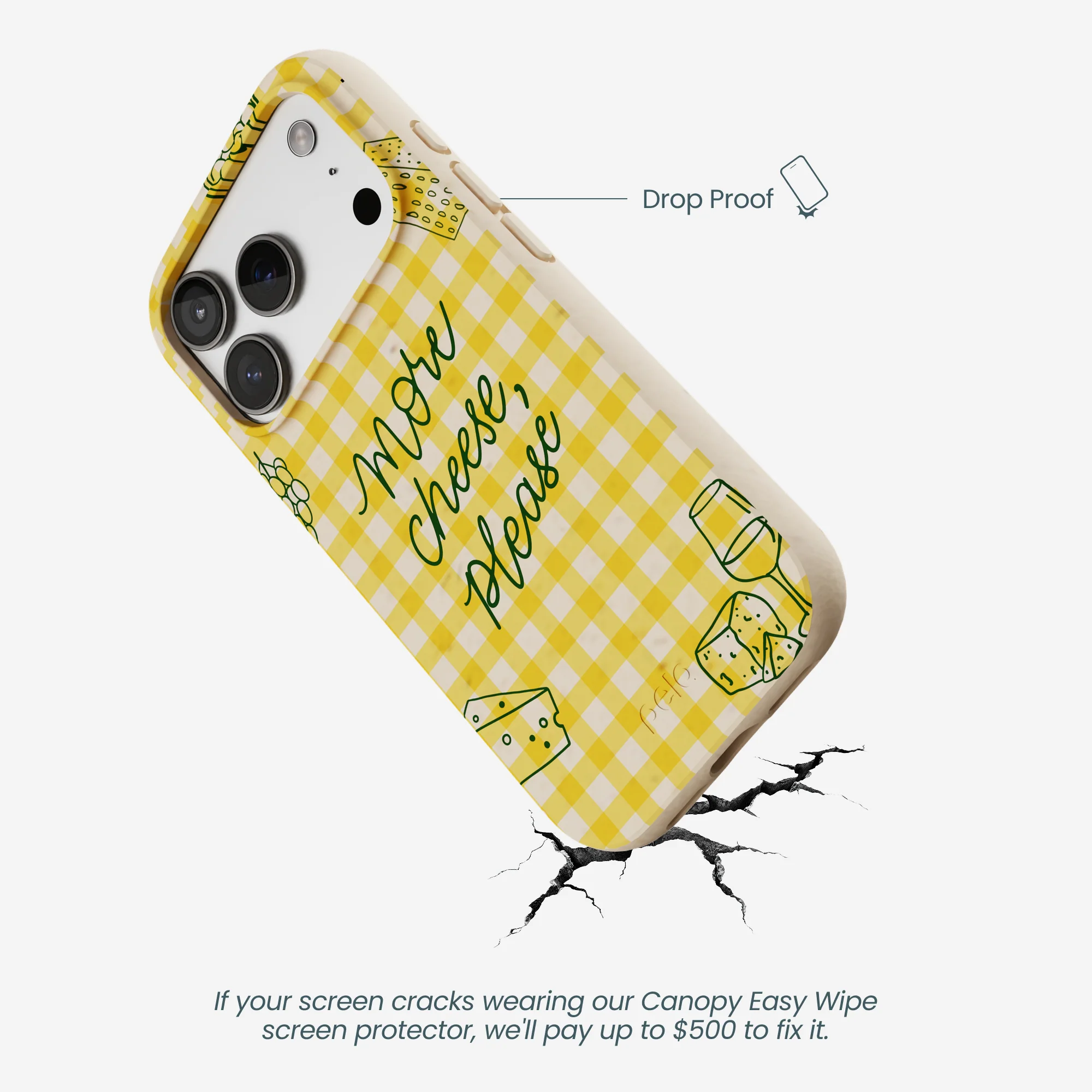 Seashell More Cheese iPhone 17 Pro Case - Image 5