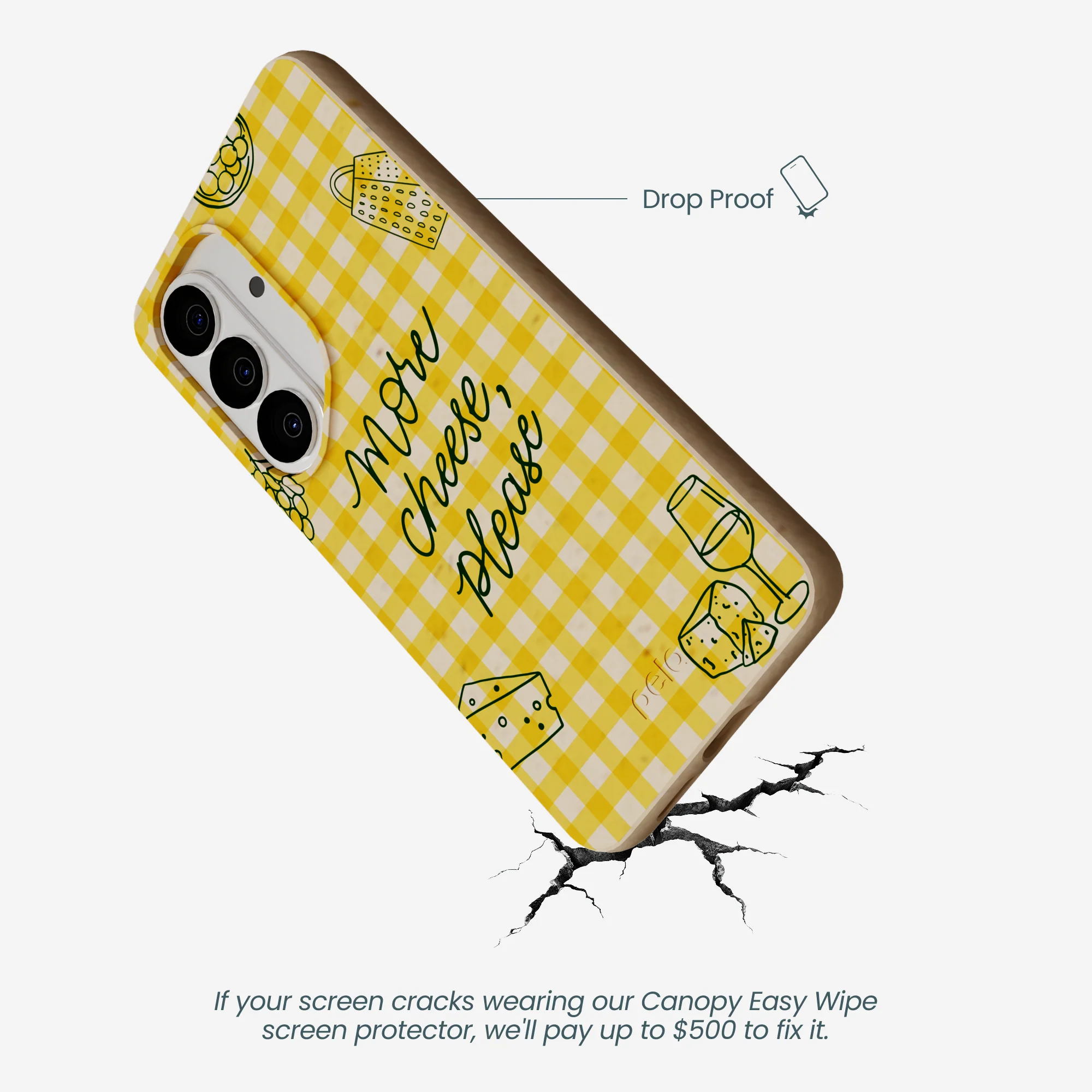 Seashell More Cheese Samsung Galaxy S26 Case - Image 5