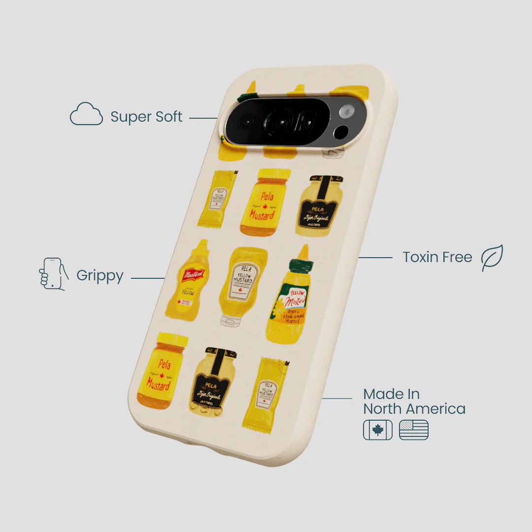 Seashell Mustard Fan Google Pixel 10/10 Pro Case - Image 4