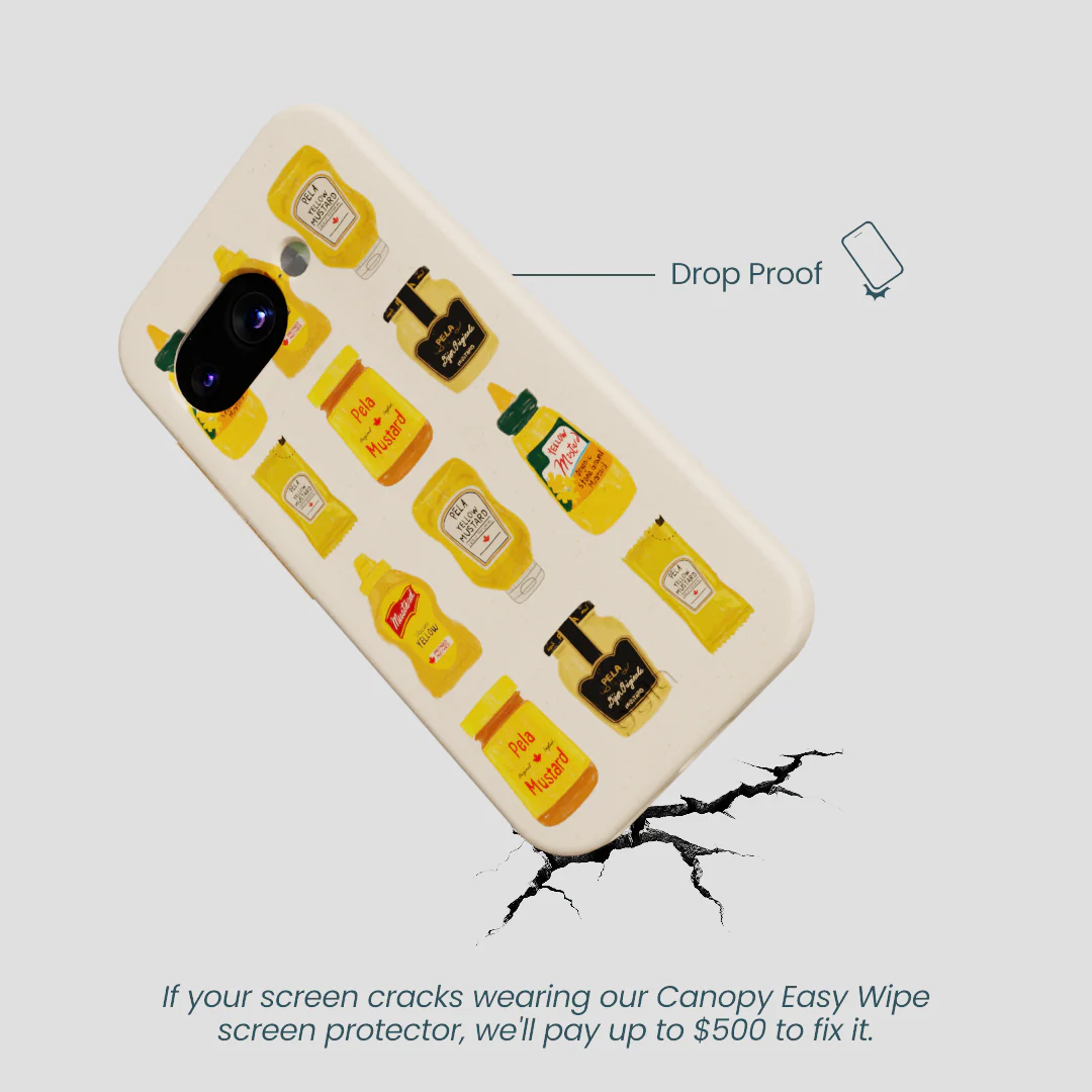 Seashell Mustard Fan Google Pixel 9a Case - Image 5