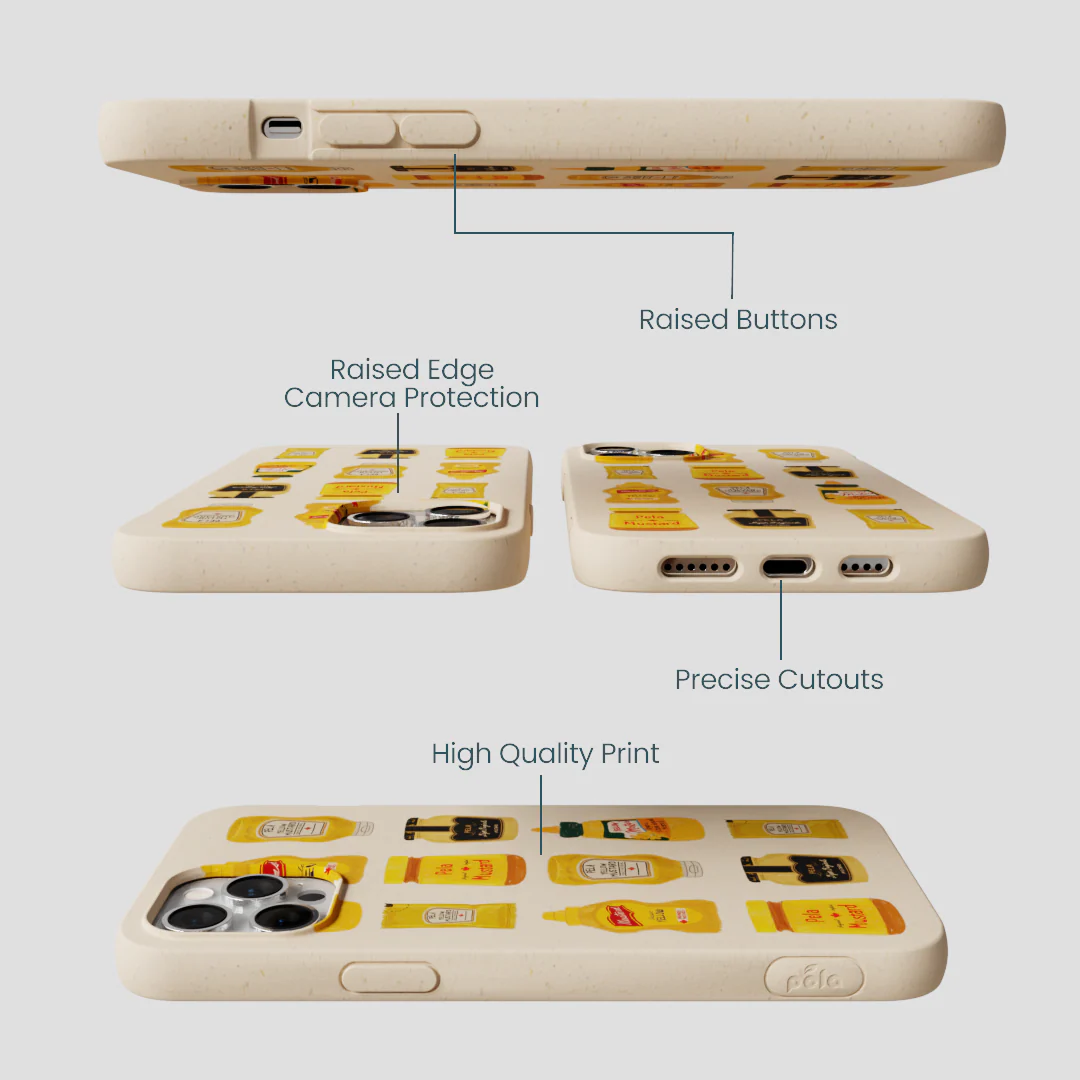 Seashell Mustard Fan iPhone 12 Pro Max Case - Image 3