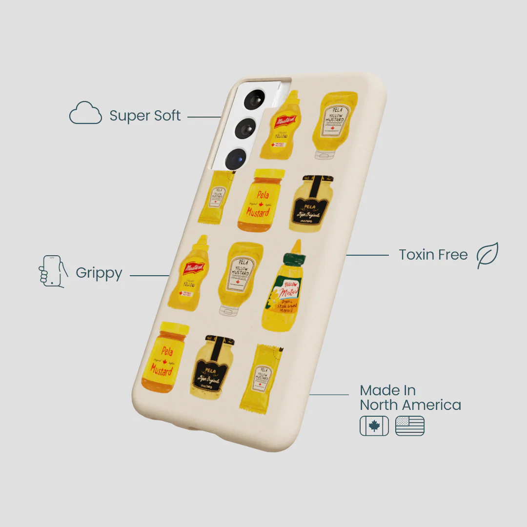 Seashell Mustard Fan Samsung Galaxy S21 Case - Image 4