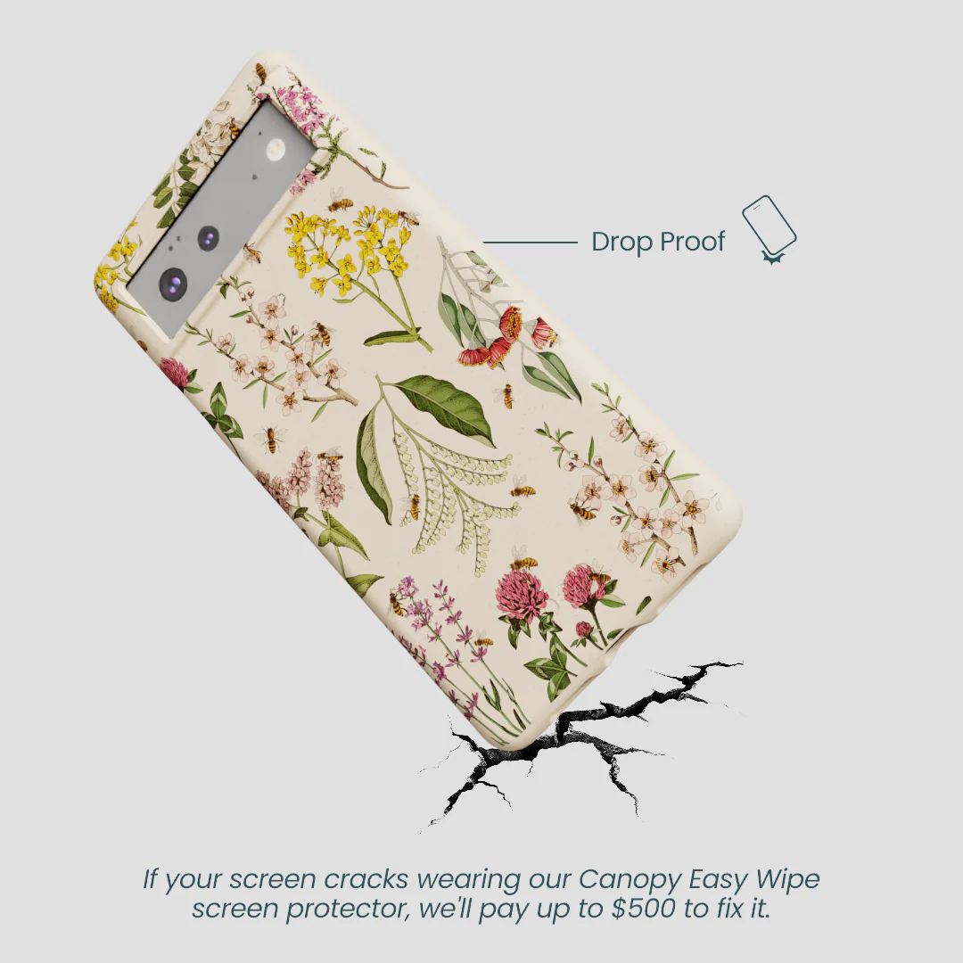 Seashell Nectar and Pollen Google Pixel 6a Case - Image 5