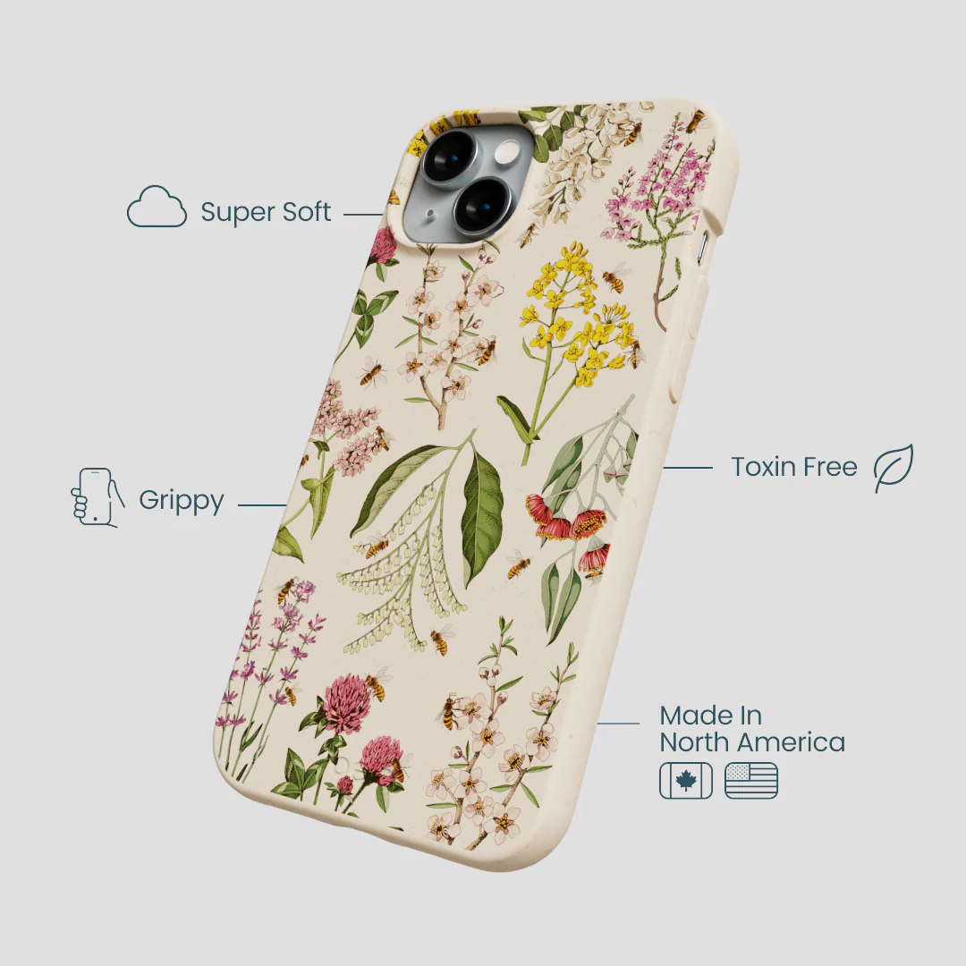 Seashell Nectar and Pollen iPhone 14 Plus Case - Image 4