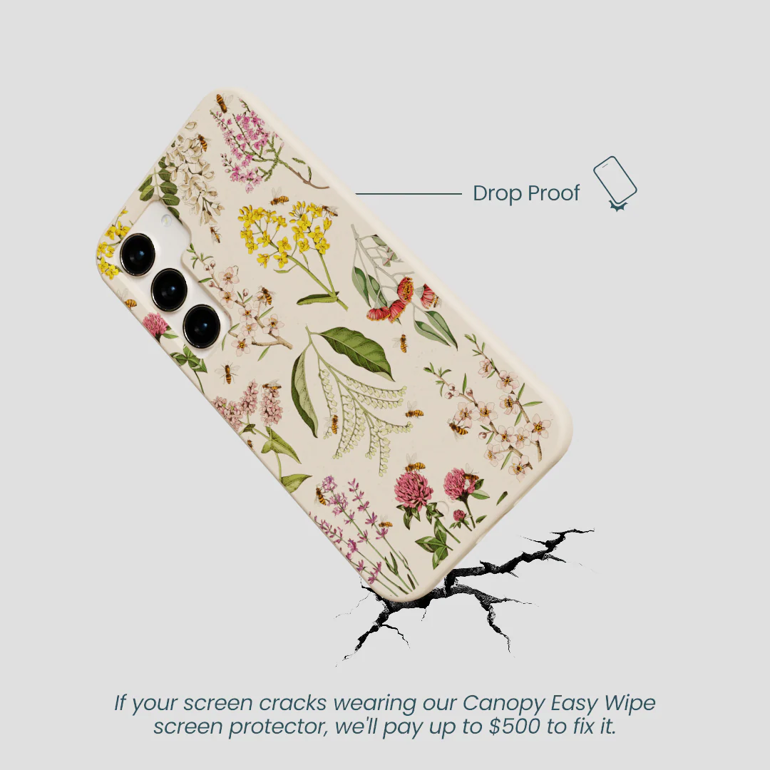 Seashell Nectar and Pollen Samsung Galaxy S23 Case - Image 5