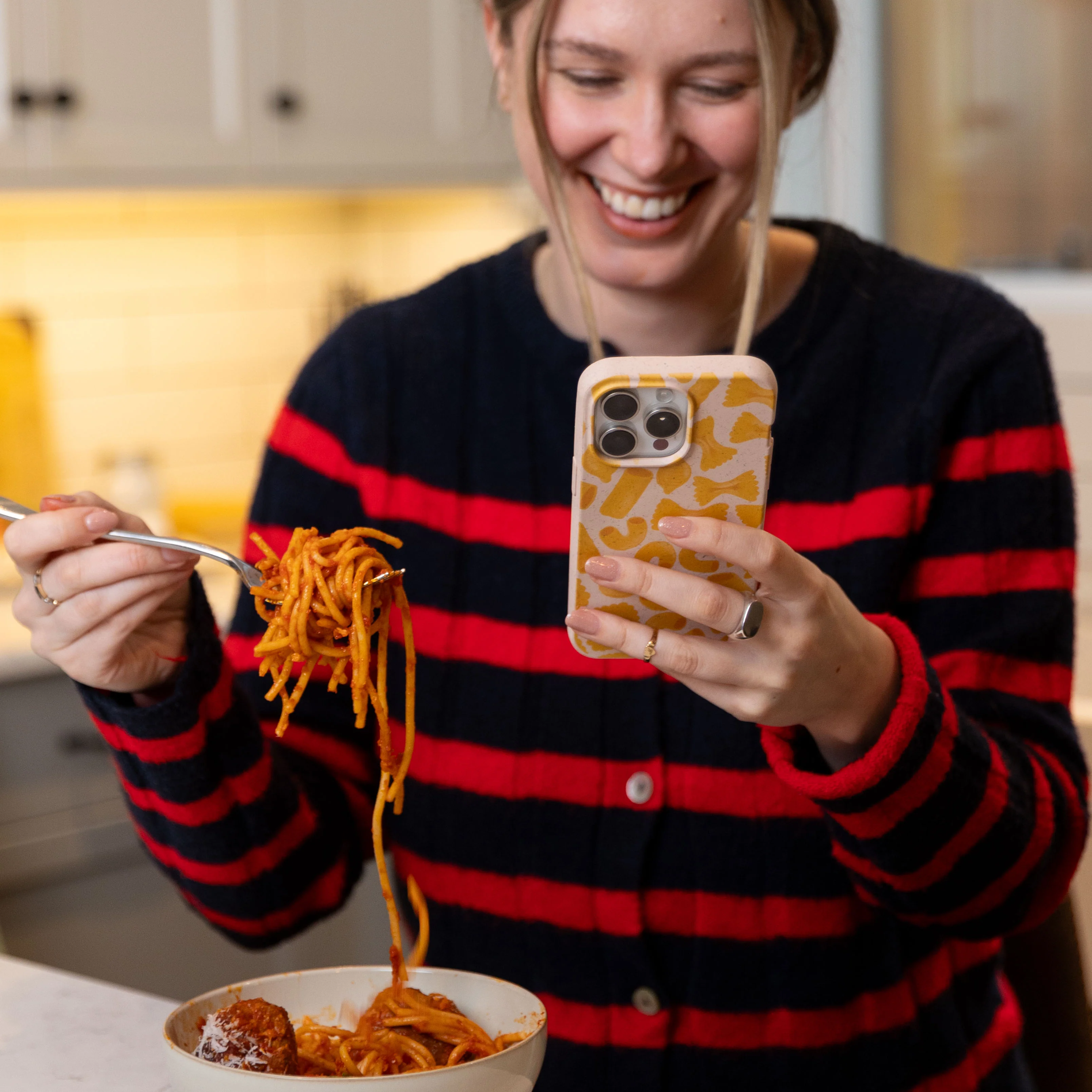 Seashell Noodle Fiesta Google Pixel 9a Case - Image 6