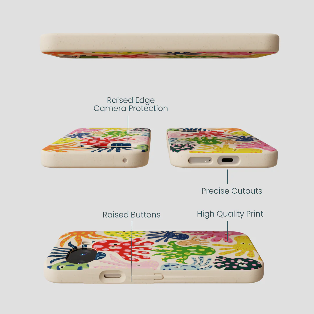 Seashell Octopi Google Pixel 9a Case - Image 2