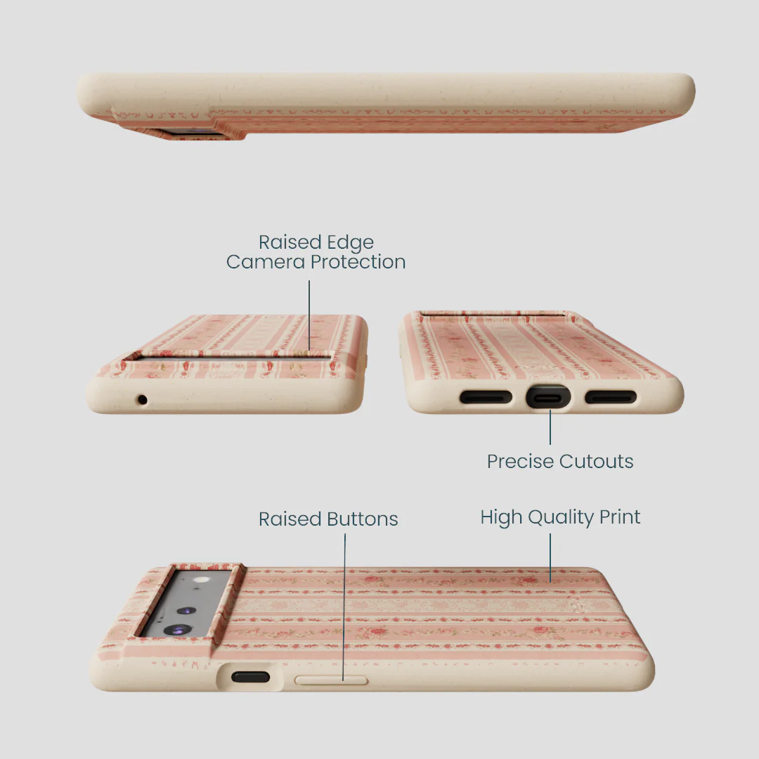 Seashell Opulent Lines Google Pixel 6a Case - Image 3
