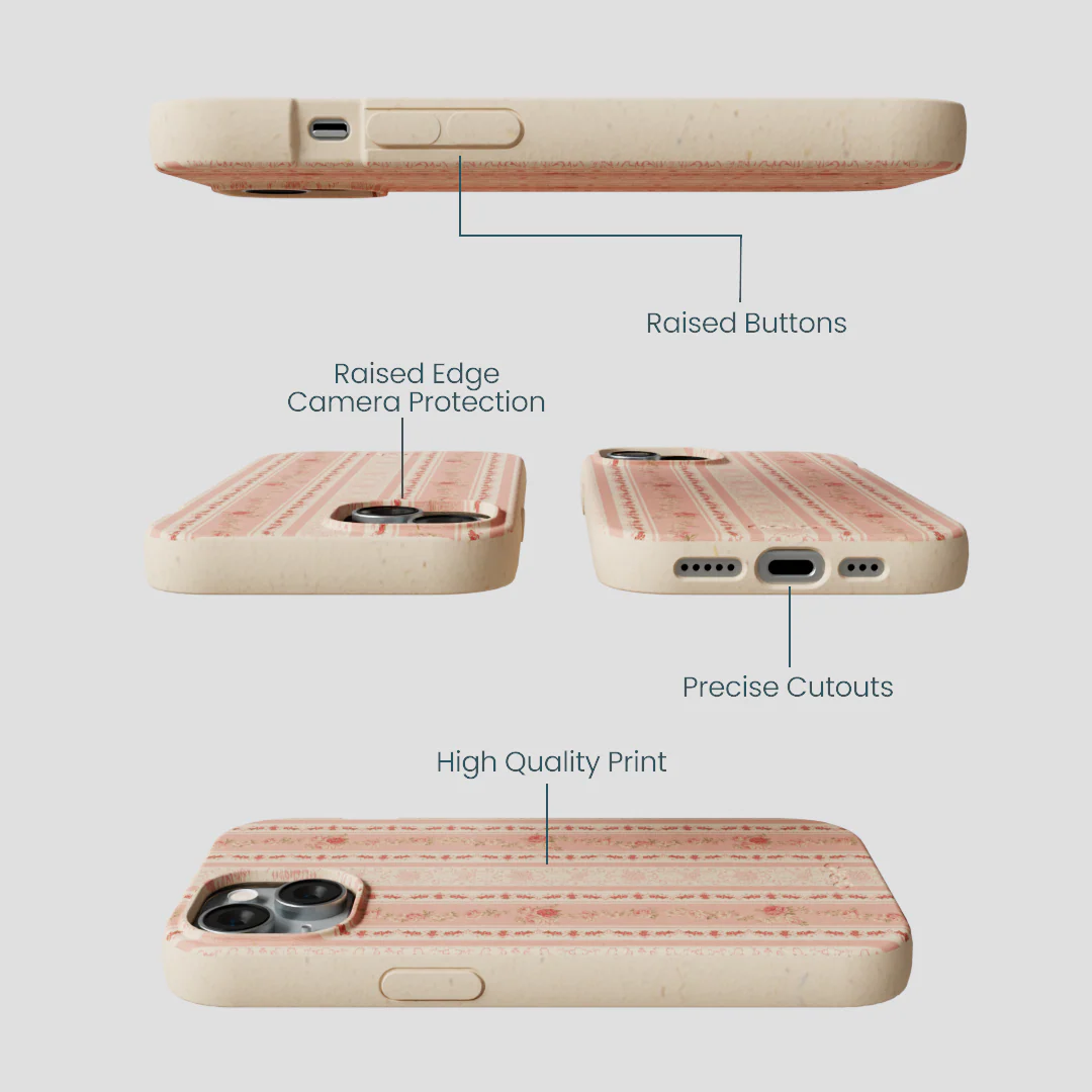 Seashell Opulent Lines iPhone 14 Case - Image 3