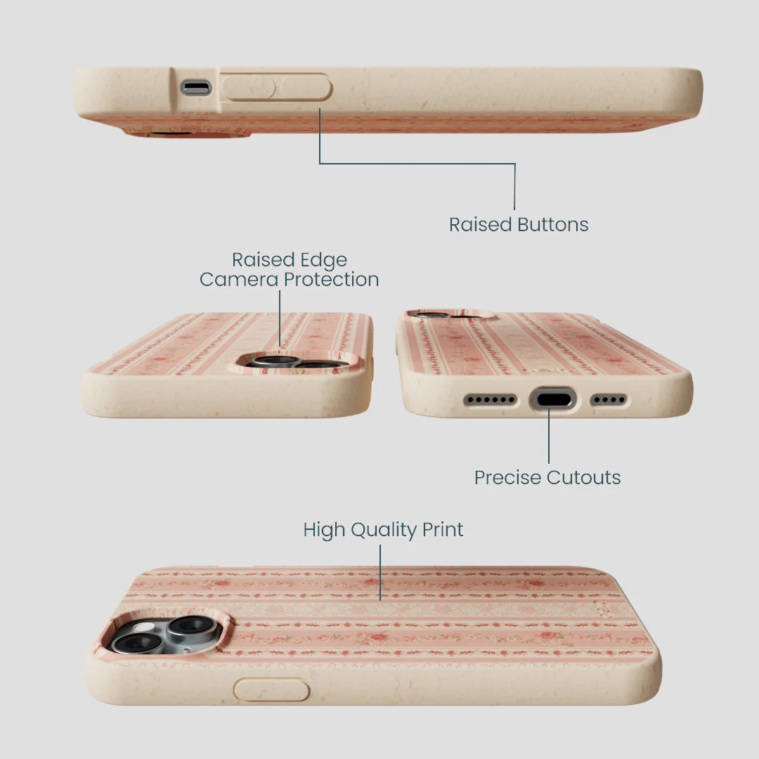 Seashell Opulent Lines iPhone 14 Plus Case - Image 3